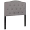Flash Furniture Cambridge Headboard, Twin Size, Gray Fbrc HG-HB1708-T-LG-GG - alternate 4